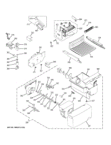 05 - Ice Maker & Dispenser parts for Ge Refrigerator BSS25JSTRSS / from AppliancePartsPros.com