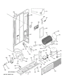08 - Sealed System & Mother Board parts for Ge Refrigerator BSS25JSTRSS / from AppliancePartsPros.com