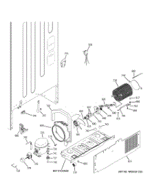 07 - Machine Compartment parts for Ge Refrigerator GBSC0HCXFRWW / from AppliancePartsPros.com