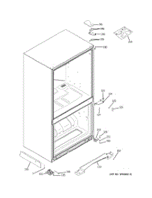 06 - Case Parts parts for Ge Refrigerator GBSL0HCXFRLS / from AppliancePartsPros.com