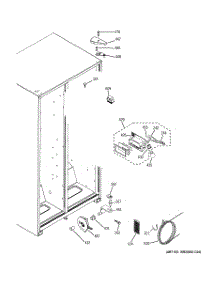 06 - Fresh Food Section parts for Ge Refrigerator GSL25JGCCLB / from AppliancePartsPros.com