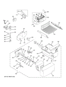 05 - Ice Maker & Dispenser parts for Ge Refrigerator GSH25GGCBBB / from AppliancePartsPros.com