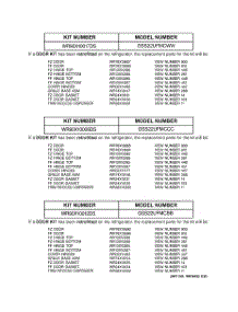 03 - Replacement Parts List parts for Ge Refrigerator GSS22UFMCBB / from AppliancePartsPros.com