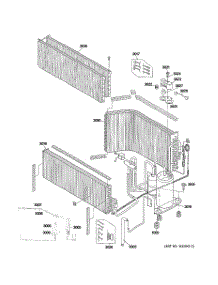 04 - Unit Parts parts for Ge Air Conditioner AZ41E09DAPW3 / from AppliancePartsPros.com