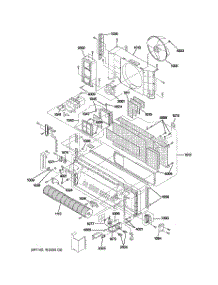 03 - Motor & Chassis Parts parts for Ge Air Conditioner AZ61H12EACW2 / from AppliancePartsPros.com