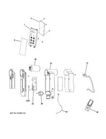 02 - Control Parts parts for Ge Air Conditioner AEQ05LQQ1 / from AppliancePartsPros.com
