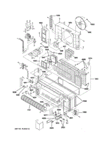 03 - Motor & Chassis Parts parts for Ge Air Conditioner AZ41E09DABW4 / from AppliancePartsPros.com