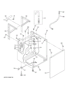 06 - Dryer Support & Washer Cabinet parts for Ge Washer Dryer Combo WSM2420D4WW / from AppliancePartsPros.com