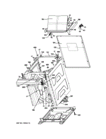 02 - Cabinet (6) parts for Ge Washer Dryer Combo GTUP240GM2WW / from AppliancePartsPros.com