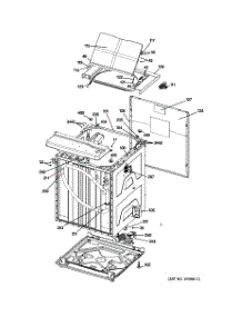 11 - Cabinet (6) parts for Ge Washer Dryer Combo GTUP270EM2WW / from AppliancePartsPros.com