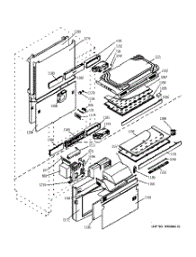 02 - Cabinet parts for Ge Refrigerator ZIW30GNZAII / from AppliancePartsPros.com