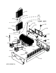 05 - Unit Parts parts for Ge Refrigerator ZIW30GNZAII / from AppliancePartsPros.com