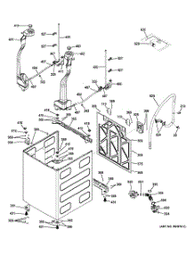 04 - Cabinet & Bulk Dispenser parts for Ge Washer GTWS8655D0MC / from AppliancePartsPros.com
