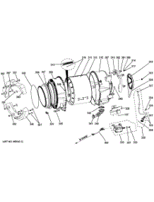 04 - Tub & Motor parts for Ge Washer GFWN1100D0WW / from AppliancePartsPros.com