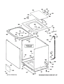 02 - Cabinet, Cover & Top Panel parts for Ge Washer GIWP1000M0WW / from AppliancePartsPros.com