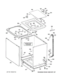 02 - Cabinet, Cover & Top Panel parts for Ge Washer GMAN3000M1WS / from AppliancePartsPros.com