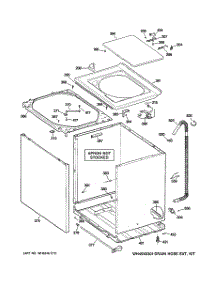 02 - Cabinet, Cover & Front Panel parts for Ge Washer GTAN5550D0WW / from AppliancePartsPros.com