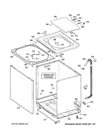 02 - Cabinet, Cover & Front Panel parts for Ge Washer GTWN5850D0WW / from AppliancePartsPros.com