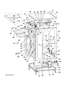 02 - Cabinet & Top Panel parts for Ge Washer WCVH6800J5MV / from AppliancePartsPros.com