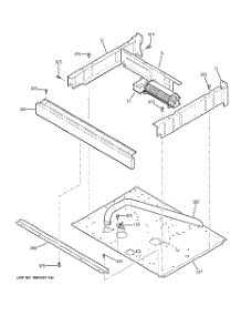 03 - Center Spacer parts for Ge Oven PT958DR2BB / from AppliancePartsPros.com