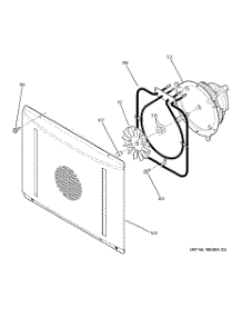 05 - Convection Fan parts for Ge Oven ZET1RM4SS / from AppliancePartsPros.com