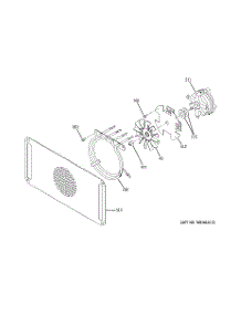 06 - Convection Fan parts for Ge Oven PT925SN4SS / from AppliancePartsPros.com