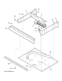 03 - Center Spacer parts for Ge Oven ZET958SM3SS / from AppliancePartsPros.com