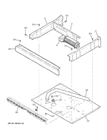 03 - Center Spacer parts for Ge Oven JTP55DP2BB / from AppliancePartsPros.com
