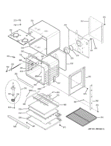 02 - Body Parts parts for Ge Oven JTP30DP3CC / from AppliancePartsPros.com