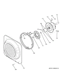 06 - Convection Fan parts for Ge Oven ZET3038SH4SS / from AppliancePartsPros.com