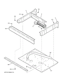 03 - Center Spacer parts for Ge Oven JTP75SP2SS / from AppliancePartsPros.com