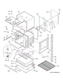 04 - Lower Oven parts for Ge Oven JTP35SP2SS / from AppliancePartsPros.com