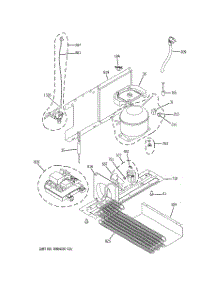 04 - Unit Parts parts for Ge Wine Cooler ZIBI240PCII / from AppliancePartsPros.com