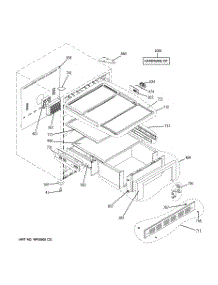 02 - Cabinet & Shelves parts for Ge Wine Cooler ZIFS240PBSS / from AppliancePartsPros.com