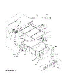 02 - Cabinet & Shelves parts for Ge Wine Cooler ZIFS240PBLSS / from AppliancePartsPros.com