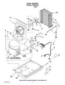 05 - Unit Parts parts for Jenn-Air Ice Machine JIM158XXCX1 / from AppliancePartsPros.com