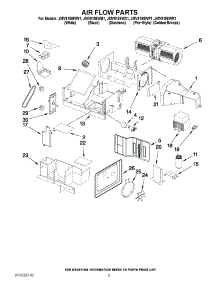 04 - Air Flow Parts parts for Jenn-Air Microwave JMV9186WP1 / from AppliancePartsPros.com