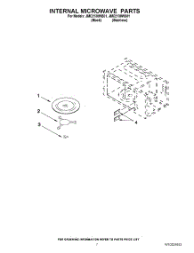 05 - Internal Microwave Parts parts for Jenn-Air Microwave JMC2130WB01 / from AppliancePartsPros.com