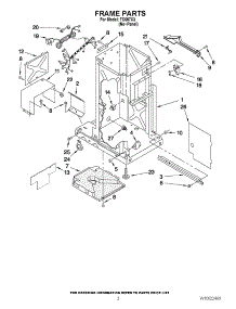 02 - Frame Parts parts for Jenn-Air Compactor TC607X3 / from AppliancePartsPros.com