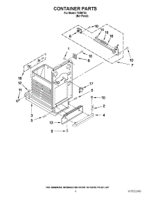 04 - Container Parts parts for Jenn-Air Compactor TC607X3 / from AppliancePartsPros.com
