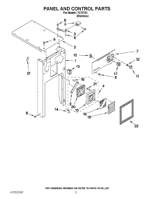 05 - Panel And Control Parts parts for Jenn-Air Compactor TC707S3 / from AppliancePartsPros.com