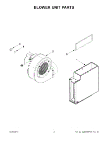 02 - Blower Unit Parts parts for Jenn-Air Cooktop JED3430WB01 / from AppliancePartsPros.com