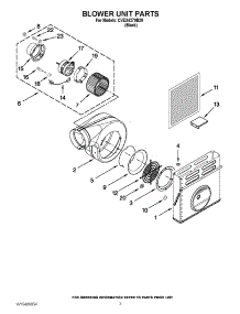 02 - Blower Unit Parts parts for Jenn-Air Cooktop CVEX4270B20 / from AppliancePartsPros.com