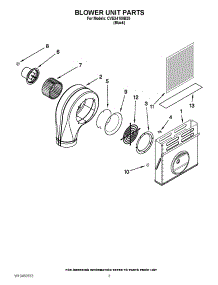 02 - Blower Unit Parts parts for Jenn-Air Cooktop CVEX4100B20 / from AppliancePartsPros.com