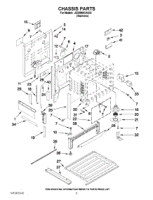 04 - Chassis Parts parts for Jenn-Air Range JES9860CAS02 / from AppliancePartsPros.com