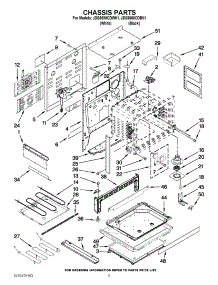04 - Chassis Parts parts for Jenn-Air Range JDS8850CDB01 / from AppliancePartsPros.com