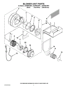 02 - Blower Unit Parts parts for Jenn-Air Range JGS9900CDF01 / from AppliancePartsPros.com