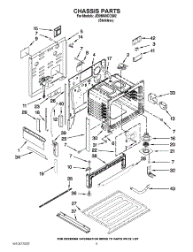 04 - Chassis Parts parts for Jenn-Air Range JES9860CCS02 / from AppliancePartsPros.com