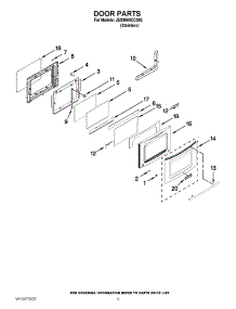 07 - Door Parts parts for Jenn-Air Range JES9860CCS02 / from AppliancePartsPros.com