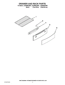 07 - Drawer And Rack Parts parts for Jenn-Air Range JGS9900CDB01 / from AppliancePartsPros.com